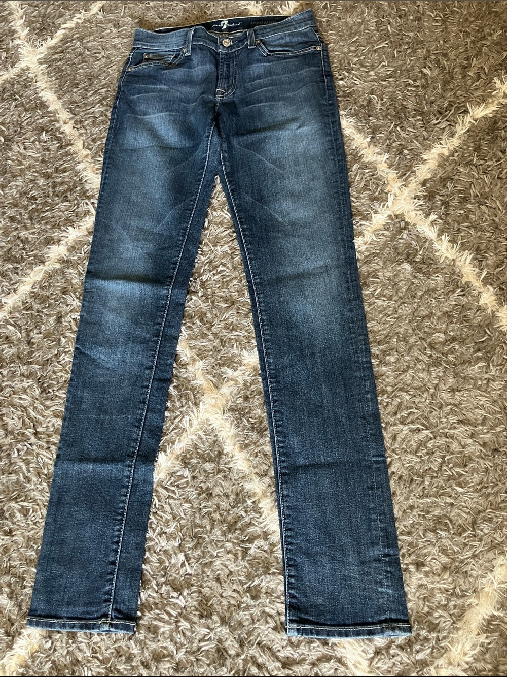 Medium Blue wash Women's Skinny /straight Jeans